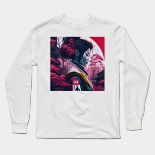 Traditional Japanese Cyberpunk Tee! Long Sleeve T-Shirt